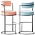 Elegant and Stylish Bar Stool 3D model small image 3