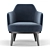 Elegant Comfort: Locylle Chair 3D model small image 3