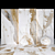 Kiruna White Marble Slabs & Tiles 3D model small image 1