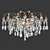 Contemporary Chandelier: MW-Light Breeze 3D model small image 2