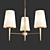 Elegant LED Chandelier with Driscoll Design 3D model small image 1