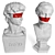 Classic Venus & David Busts 3D model small image 3