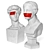 Classic Venus & David Busts 3D model small image 4