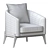 Elegant Orly Natural Copeland Chair 3D model small image 5