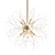 Elegant Chiffon Small Chandelier 3D model small image 1