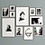  Elegant Art Frames - Variety of Sizes and Materials 3D model small image 3