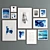 Versatile Art Frame - Multiple Sizes & Materials 3D model small image 3