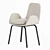 Elegant Comfort Dining Chair 3D model small image 2