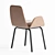 Elegant Comfort Dining Chair 3D model small image 3