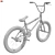 Blue BMX Sport Bike 3D model small image 3