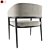 Elegant Oak Dining Chair-MARK 3D model small image 2