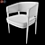 Elegant Oak Dining Chair-MARK 3D model small image 4