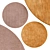 Sophisticated Circular Rugs | No. 166 3D model small image 1