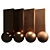 Copper Shine: Polished Metal Texture 3D model small image 1