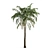 Exotic Palm Tree Decor 3D model small image 1