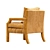 Sleek 3DSMax Chair 3D model small image 2