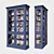 Modern Tall Cupboard - 220cm Height, 120cm Width, 40cm Depth 3D model small image 1