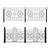 Elegant Wrought Iron Fence Set 3D model small image 2