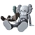 Collectible KAWS Companions Set 3D model small image 1