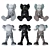 Collectible KAWS Companions Set 3D model small image 2