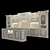 Convertible Wood Cabinet Island 3D model small image 4