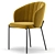 Elegant Shell Back Chair 3D model small image 4