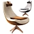 ErgoMax Agata Armchair 3D model small image 1