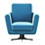 Modernity in Motion Swivel Armchair 3D model small image 2