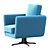 Modernity in Motion Swivel Armchair 3D model small image 3