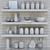 Essential Kitchen Set: Spices, Jars, Dishes 3D model small image 2