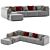 Bacon Bliss Modular Sofa 3D model small image 6