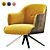 Elegant Kensington Armchair: Classic Design, Premium Quality 3D model small image 1