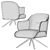 Elegant Kensington Armchair: Classic Design, Premium Quality 3D model small image 5