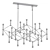 Elegant Milano Chandelier 3D model small image 2