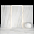 Elegant White Lasa Marble Tiles 3D model small image 1