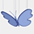 Butterfly Illumination: A Magical PVC Pendant 3D model small image 3
