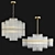 Exquisite Elegance: Forte & Nocturne Chandelier 3D model small image 1