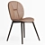 Elegant Upholstered Dining Chair 3D model small image 1