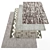 Modern Style Rug Set 3D model small image 1