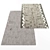 Modern Style Rug Set 3D model small image 3