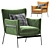 Alecto Armchair: Modern Elegance for Your Space 3D model small image 1