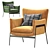 Alecto Armchair: Modern Elegance for Your Space 3D model small image 2