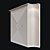 Modern Three-Door Wardrobe 3D model small image 2