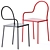 Desalto Chair: Steel-Soft Comfort 3D model small image 5