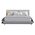 Elegant Natuzzi Bed: Stylish Comfort 3D model small image 3