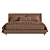 Elegant Natuzzi Bed: Stylish Comfort 3D model small image 5