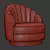 Elegant Hadley Chair 3D model small image 5