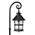 Elegant Iron Street Lamp 3D model small image 4