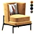 Modern Armchair Gae: 3D Model 3D model small image 1