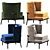 Modern Armchair Gae: 3D Model 3D model small image 3